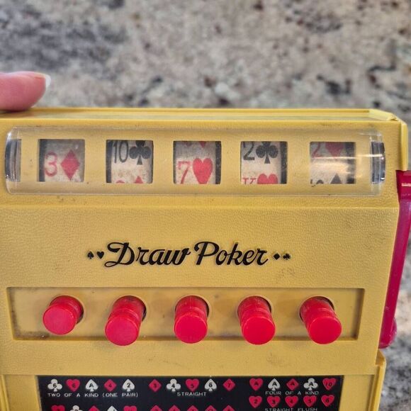 Waco 1971 Vintage Draw Poker Toy Cordless Electric Battery Operated C Battery - Picture 3 of 6